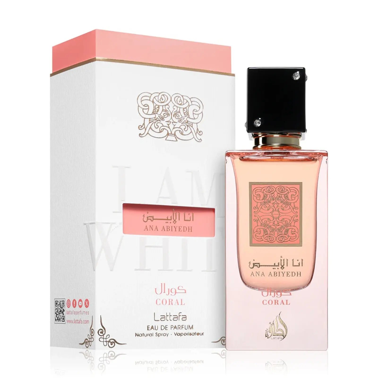 Ana Abiyedh Coral Perfume 60ml EDP Lattafa | ScentSaver Main image