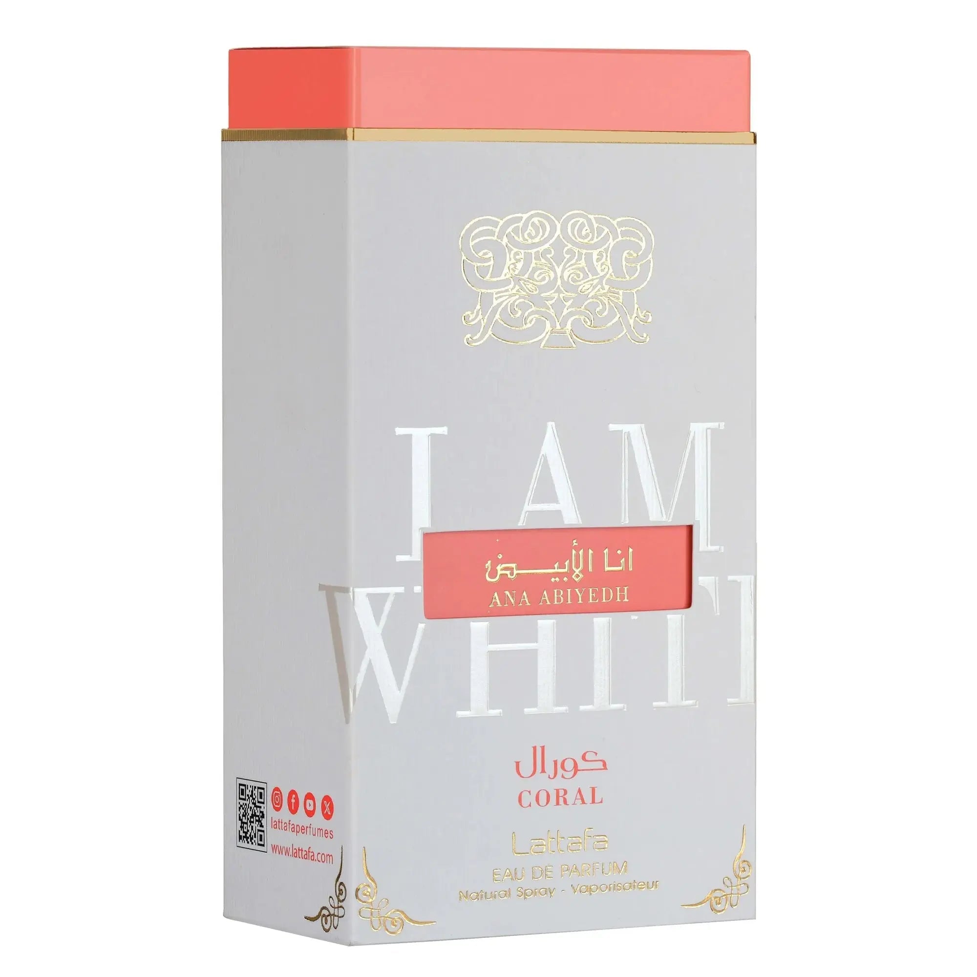 Ana Abiyedh Coral Perfume 60ml EDP Lattafa | ScentSaver