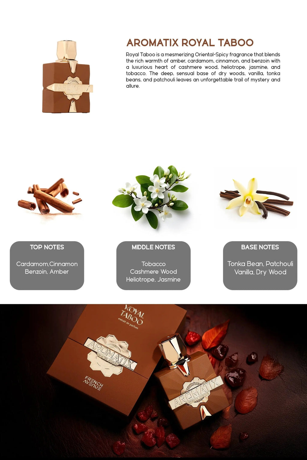 Aromatix Royal Taboo Extrait de Parfum 100ml French Avenue | ScentSaver