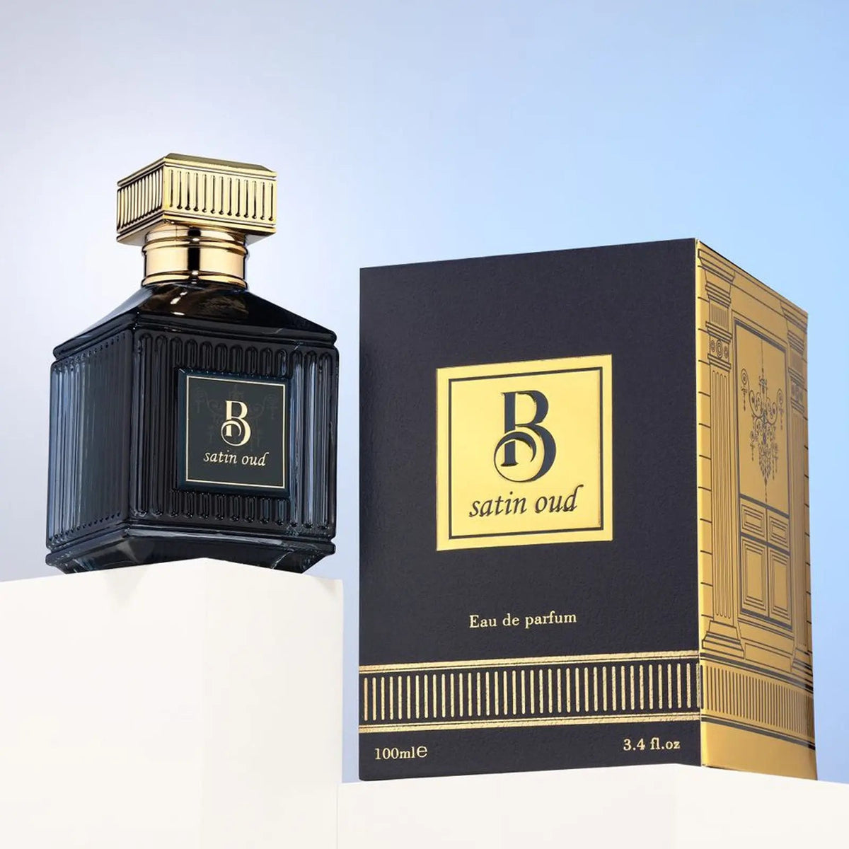 B Satin Oud Perfume 100ml EDP Fragrance World | ScentSaver
