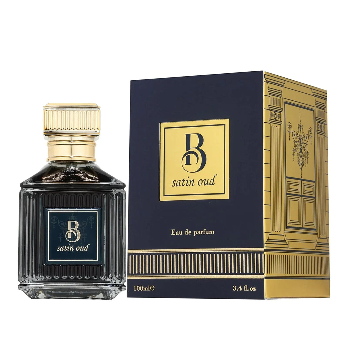 B Satin Oud Perfume 100ml EDP Fragrance World | ScentSaver