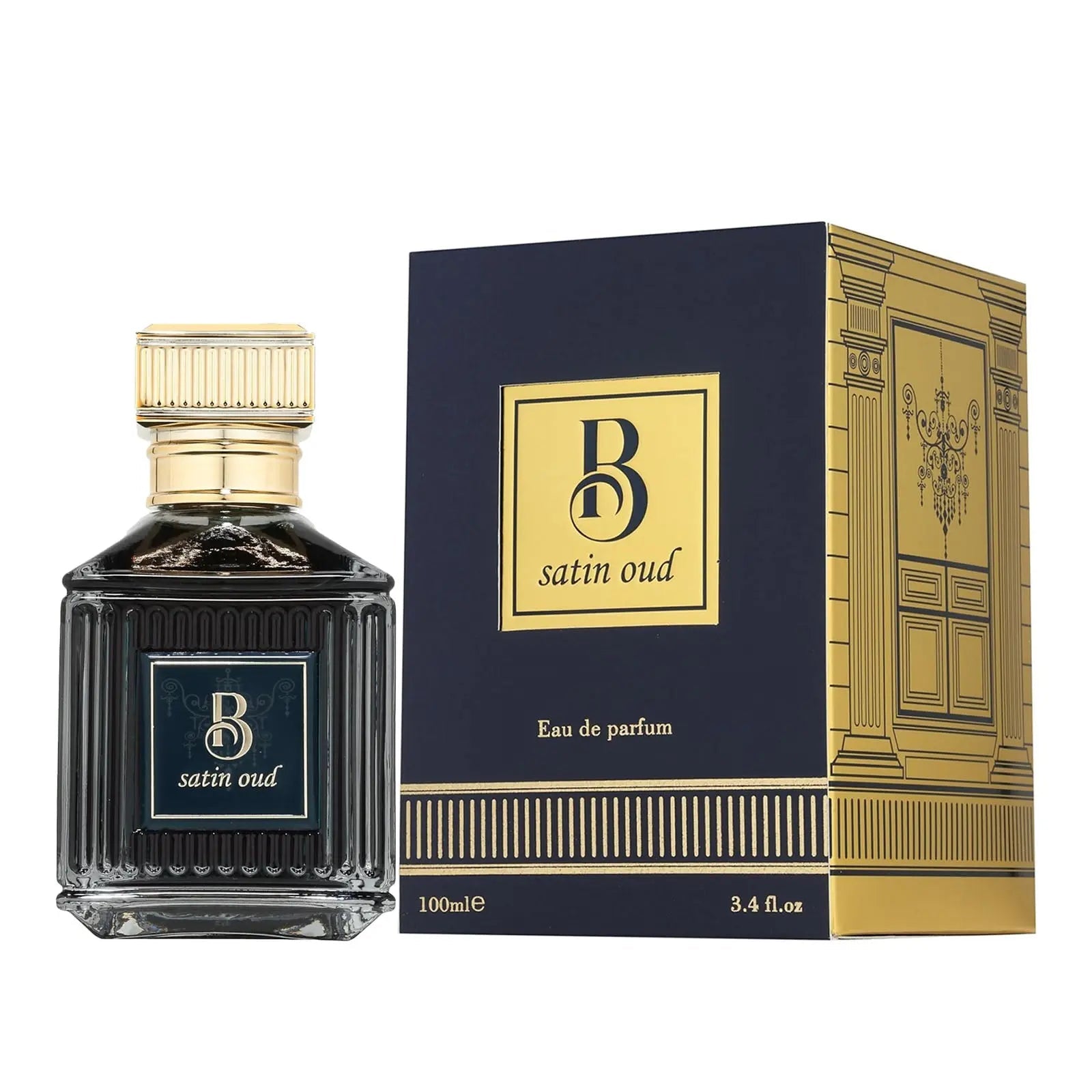 B Satin Oud Perfume 100ml EDP Fragrance World | ScentSaver