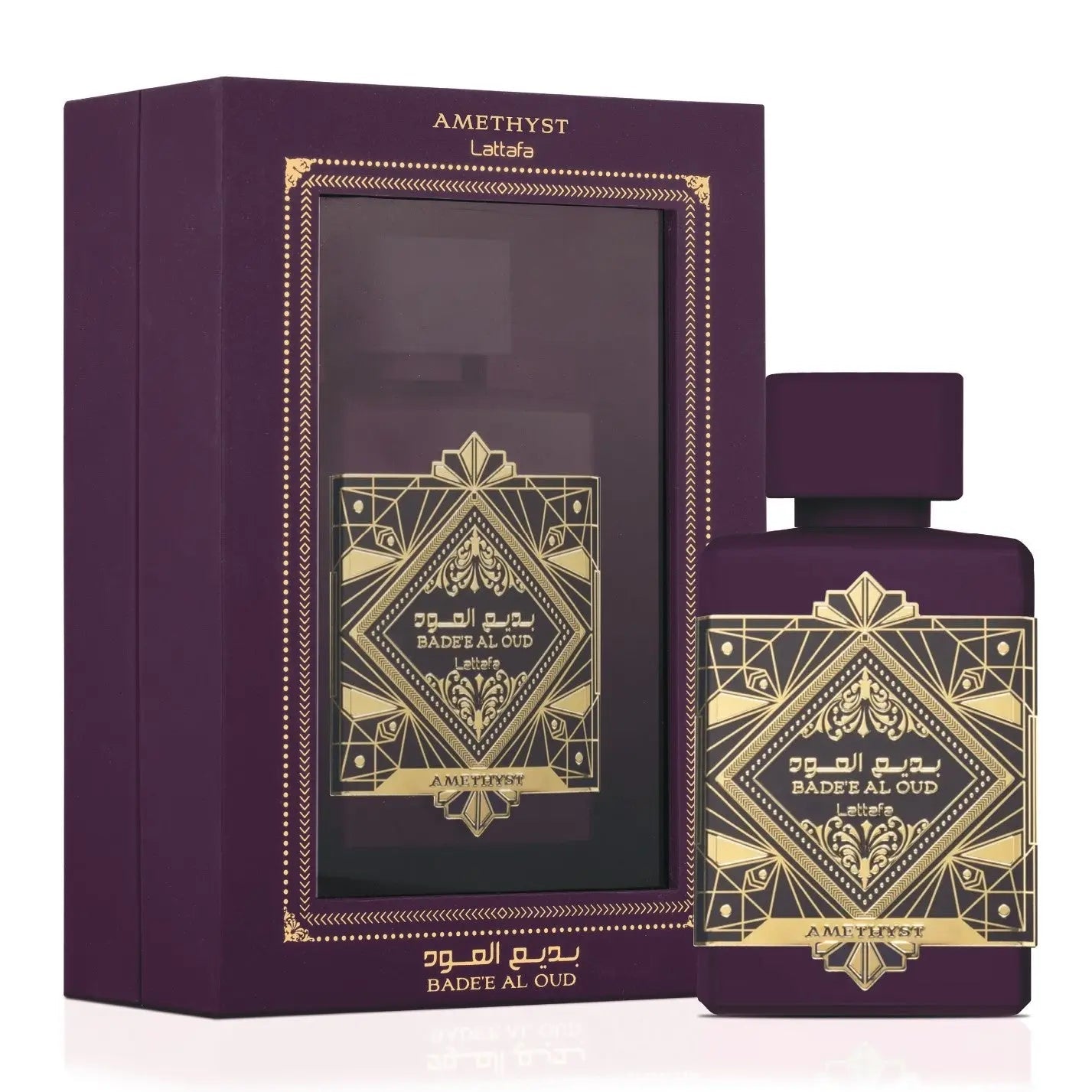 Badee Al Oud Amethyst Perfume 100ml EDP Lattafa | ScentSaver Main image