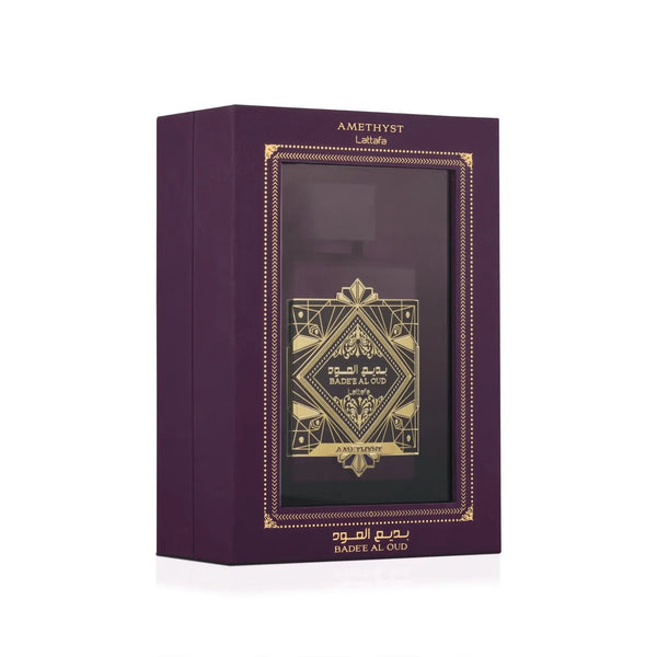 Badee Al Oud Amethyst Perfume 100ml EDP Lattafa | ScentSaver