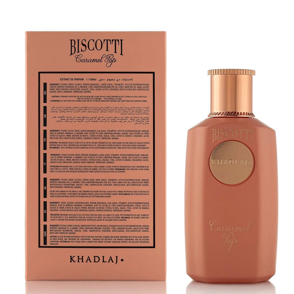 Biscotti Caramel Pop Extrait De Parfum 100ml EDP Khadlaj | ScentSaver
