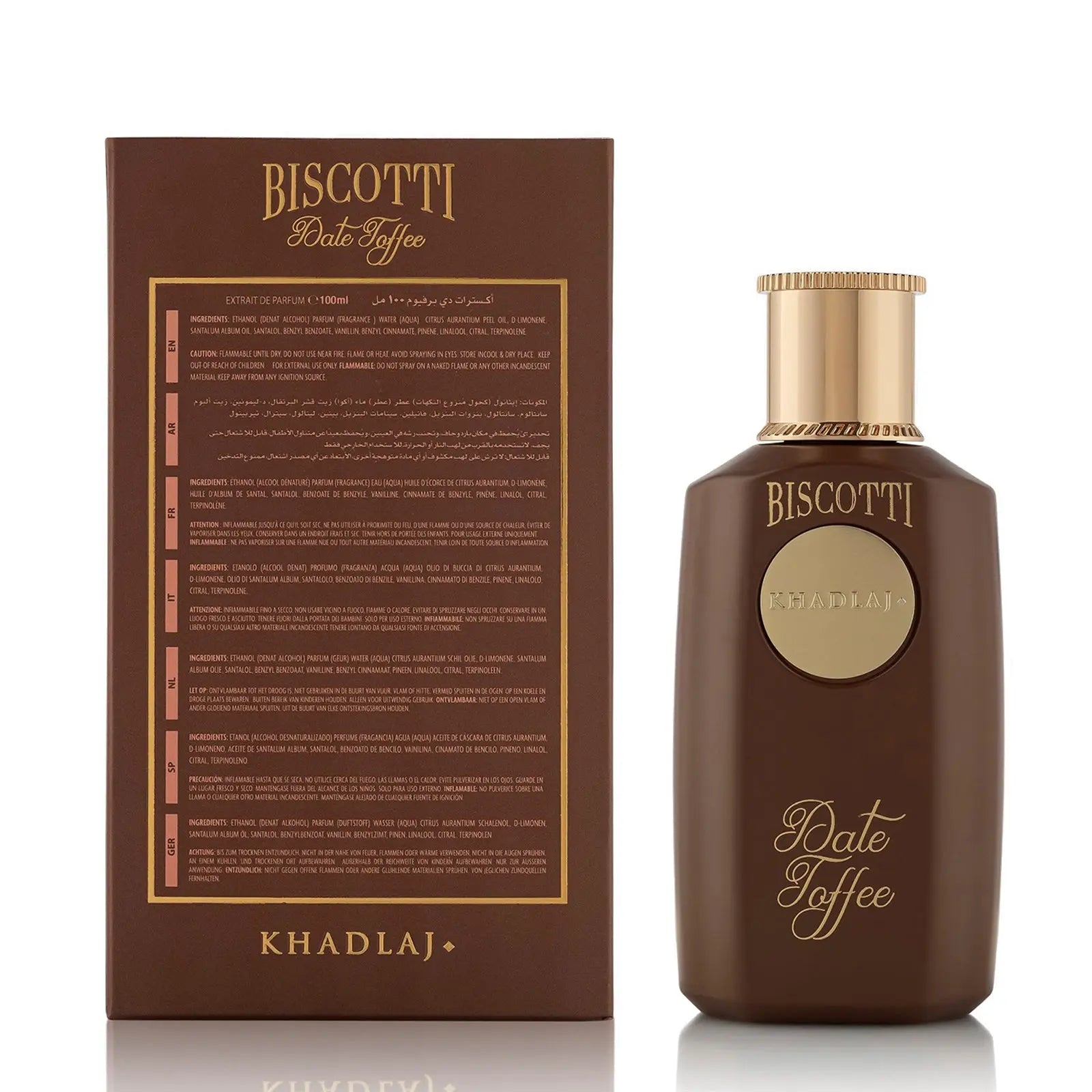 Biscotti Date Toffee Extrait De Parfum 100ml EDP Khadlaj | ScentSaver