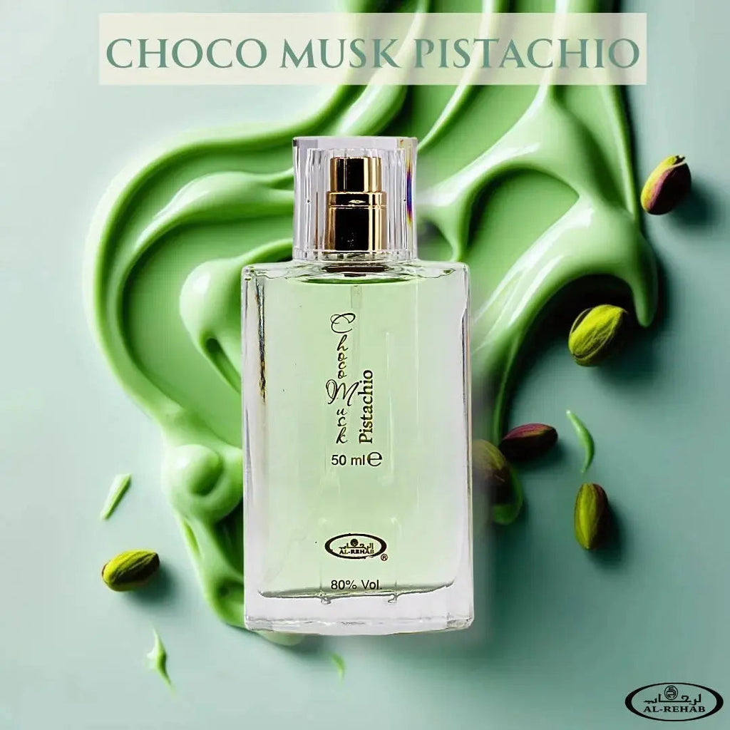 Choco Musk Pistachio Perfume 50ml EDP Al Rehab | ScentSaver