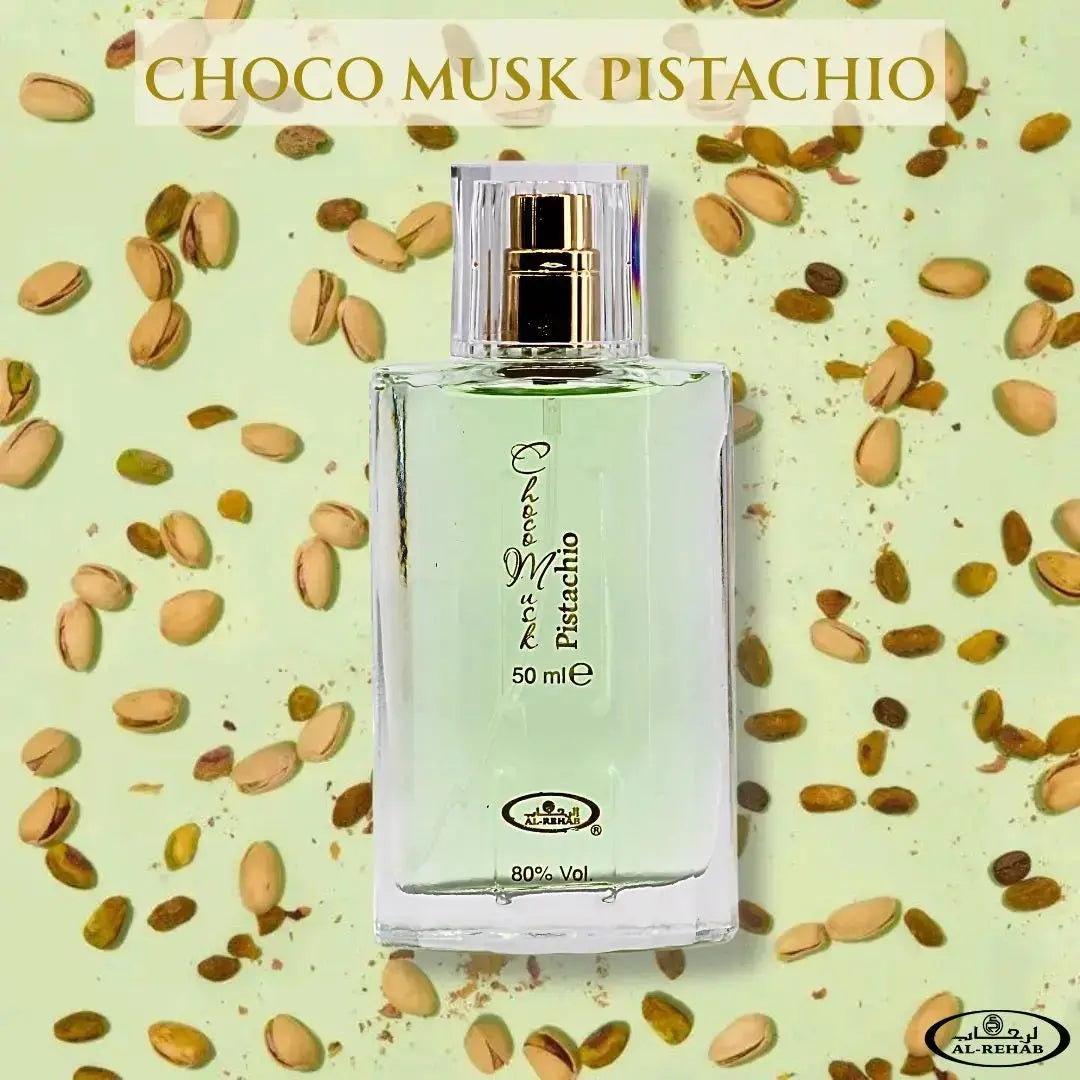 Choco Musk Pistachio Perfume 50ml EDP Al Rehab | ScentSaver