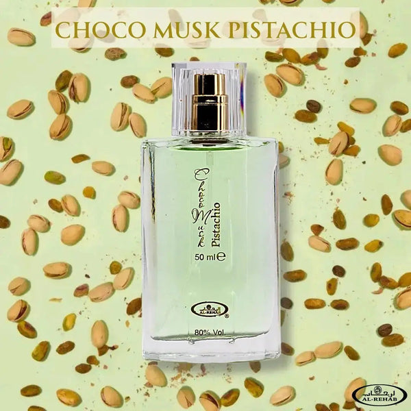 Choco Musk Pistachio Perfume 50ml EDP Al Rehab | ScentSaver