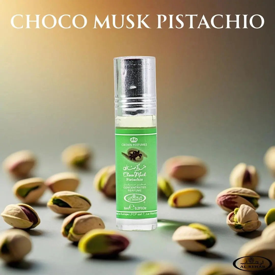 Choco Musk Pistachio Perfume Oil 6ml Al Rehab | ScentSaver