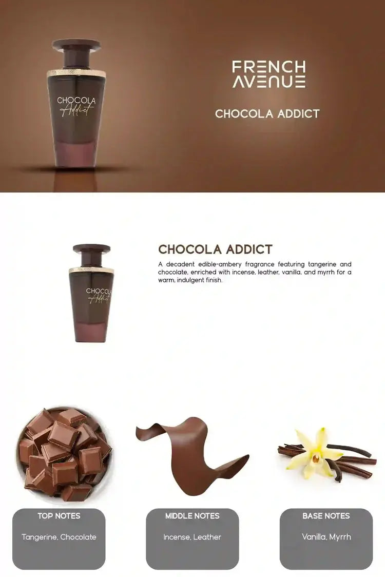 Chocola Addict Perfume 100ml EDP French Avenue | ScentSaver