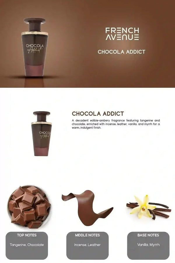 Chocola Addict Perfume 100ml EDP French Avenue | ScentSaver
