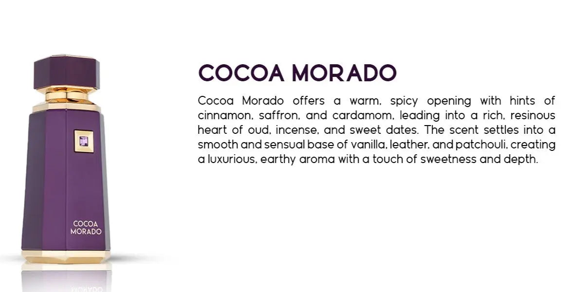 Cocoa Morado Perfume 100ml EDP French Avenue By Fragrance World | ScentSaver