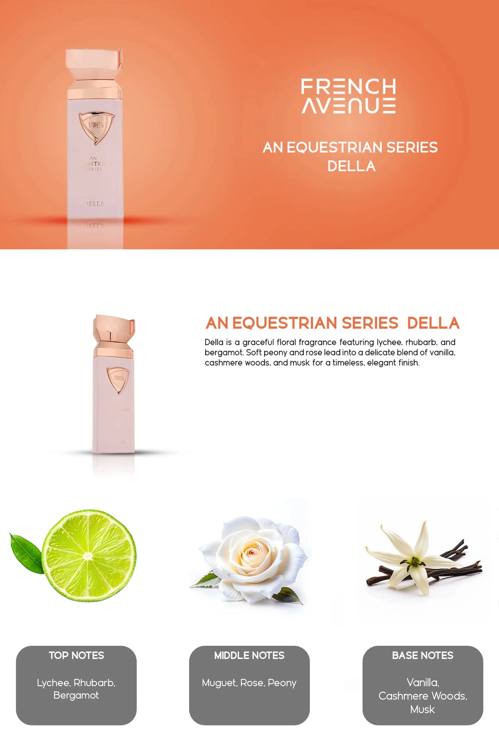Della Equestrian Series Perfume 100ml EDP By French Avenue | ScentSaver