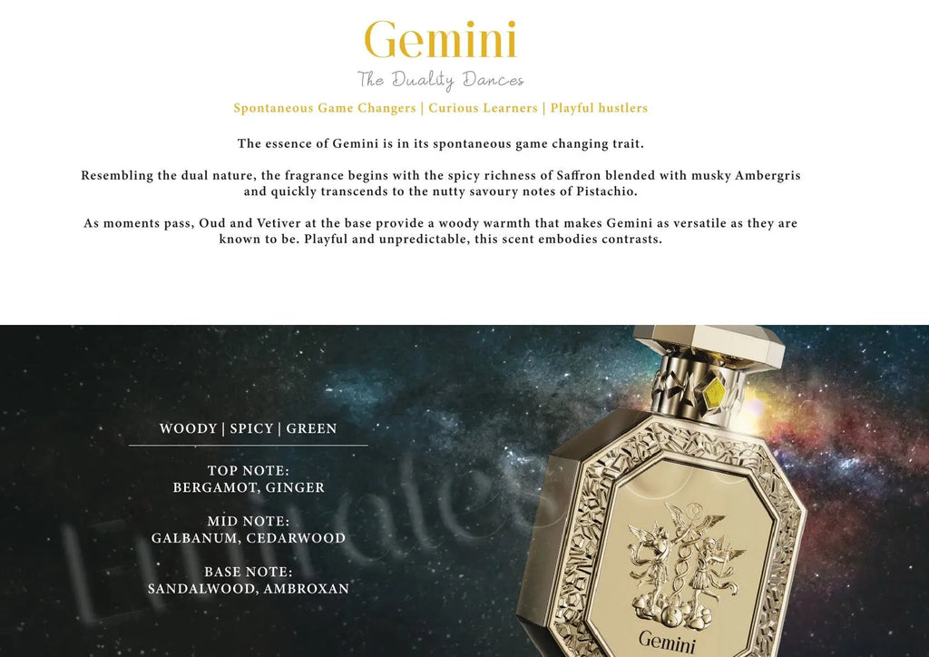 Genesis Gemini Perfume 90ml EDP French Avenue | ScentSaver