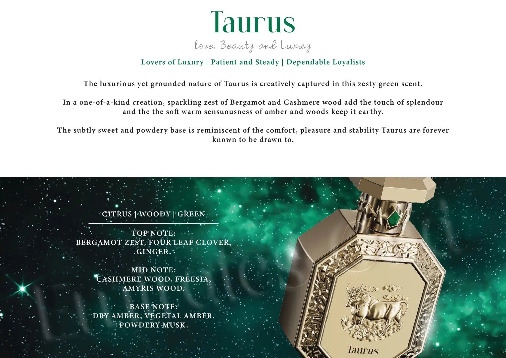 Genesis Taurus Perfume 90ml EDP French Avenue | ScentSaver