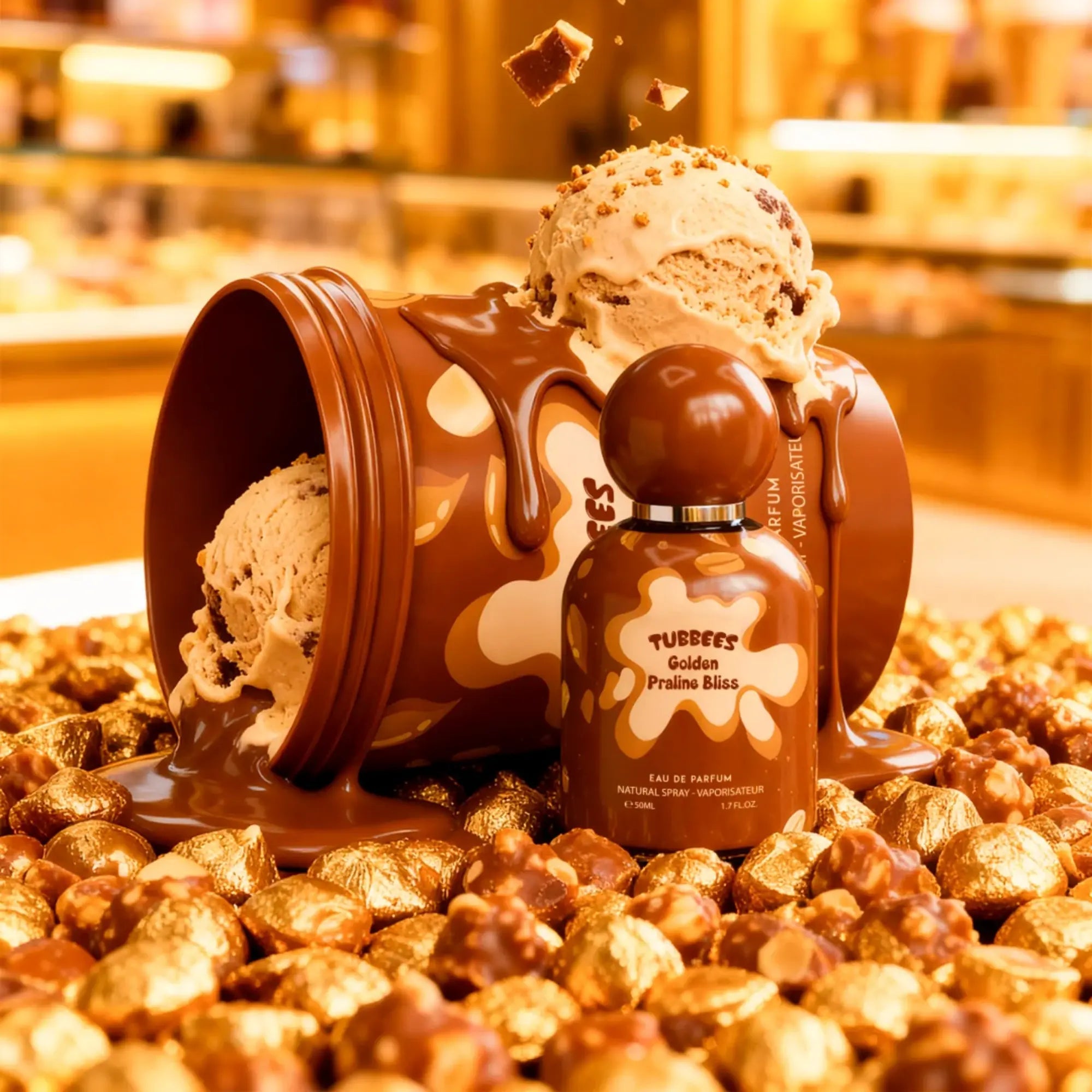 Golden Praline Bliss Perfume 50ml EDP Tubbees | ScentSaver