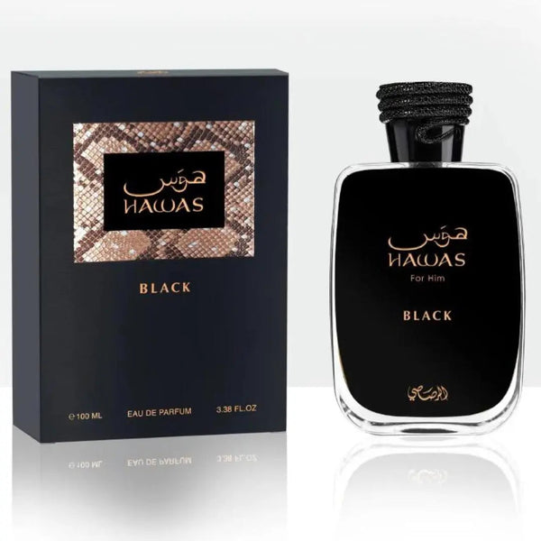 Hawas Black For Him Perfume 100ml EDP Rasasi | ScentSaver