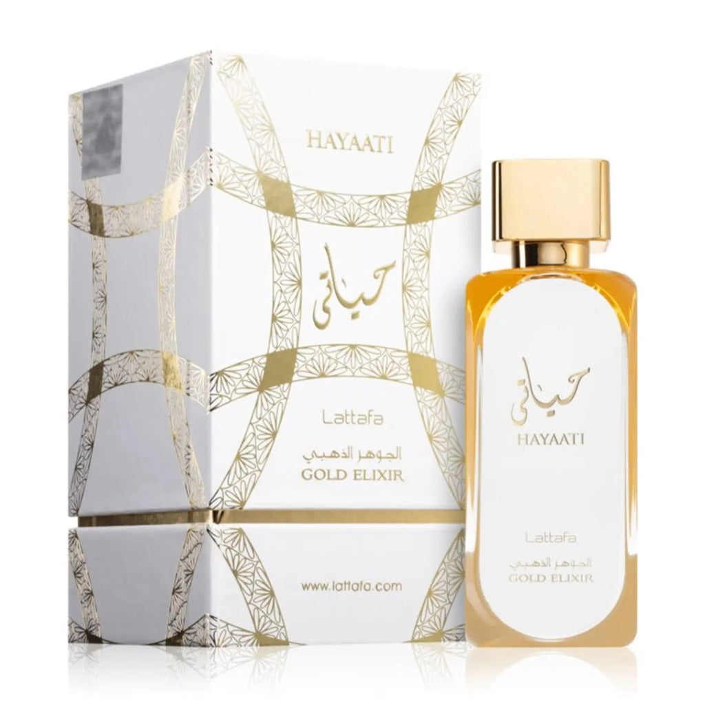Hayaati Gold Elixir Perfume 100ml EDP Lattafa | ScentSaver