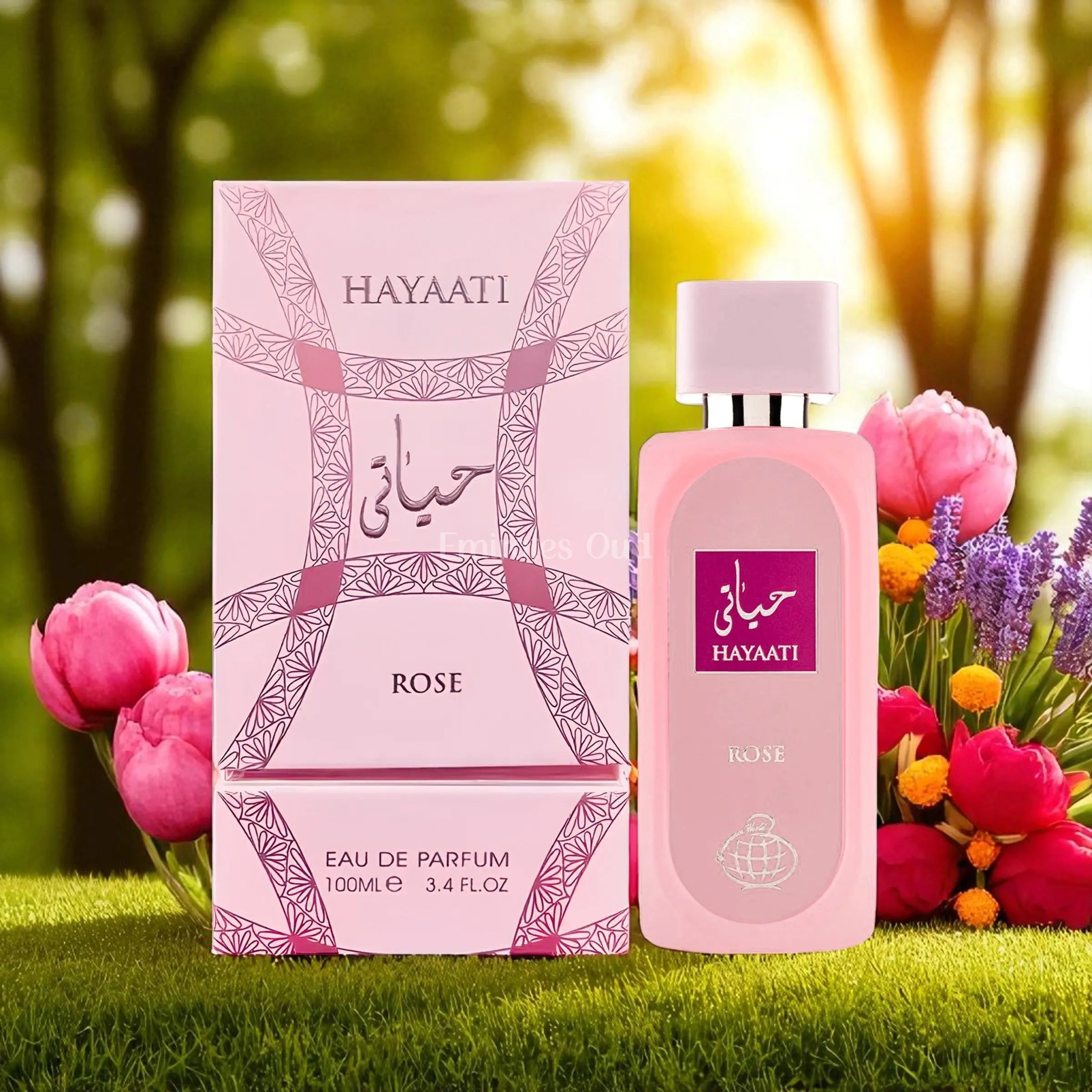 Hayaati Rose Perfume 100ml EDP Fragrance World | ScentSaver