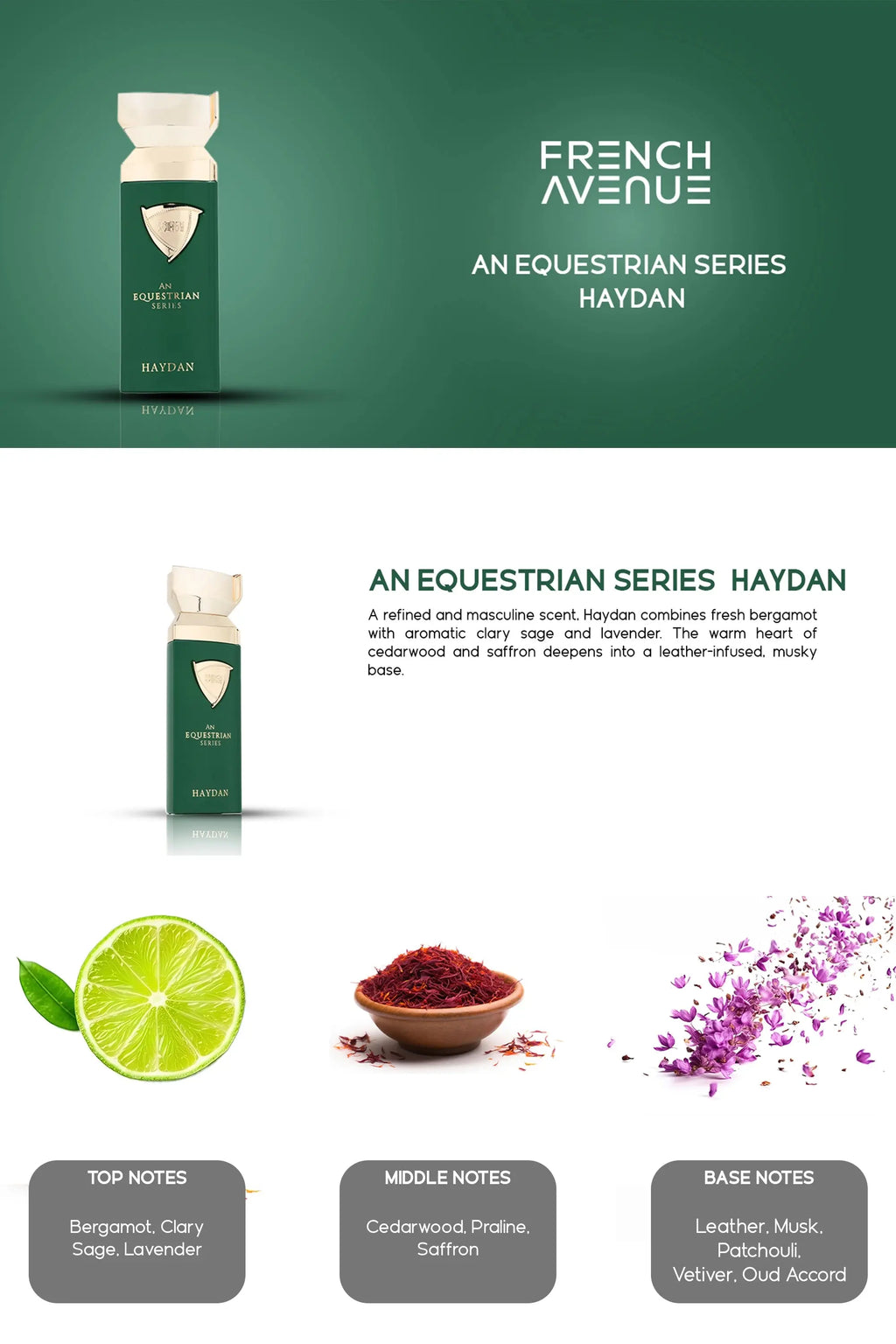 Haydan Equestrian Series Perfume 100ml EDP French Avenue | ScentSaver