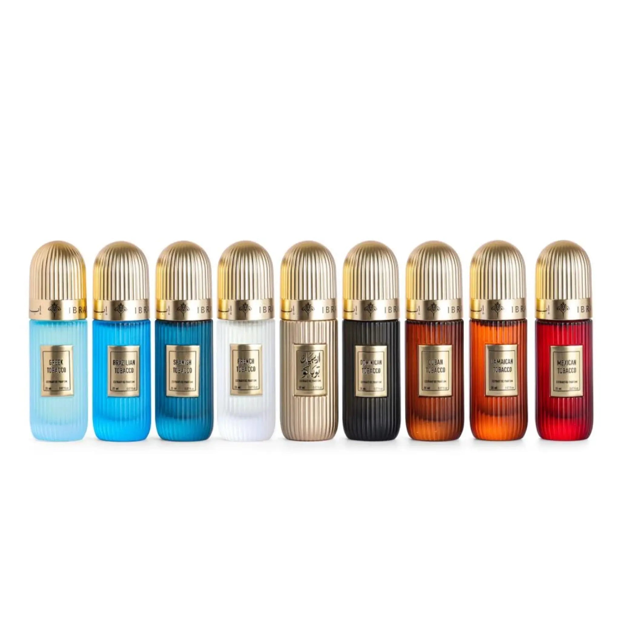 IBRAQ Tobacco Collection Set Of 9 x 20ml Extrait de Parfum Secondary image