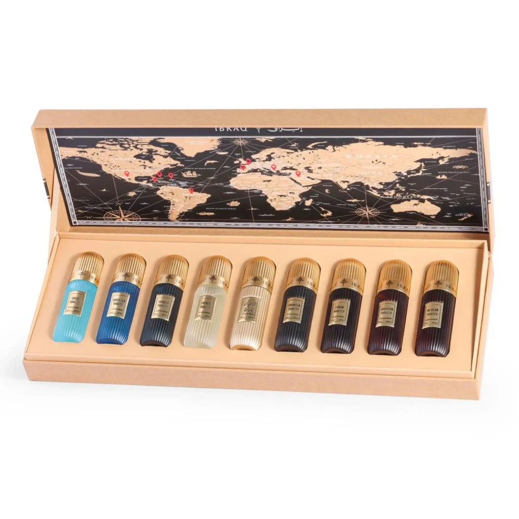 IBRAQ Tobacco Collection Set Of 9 x 20ml Extrait de Parfum | ScentSaver