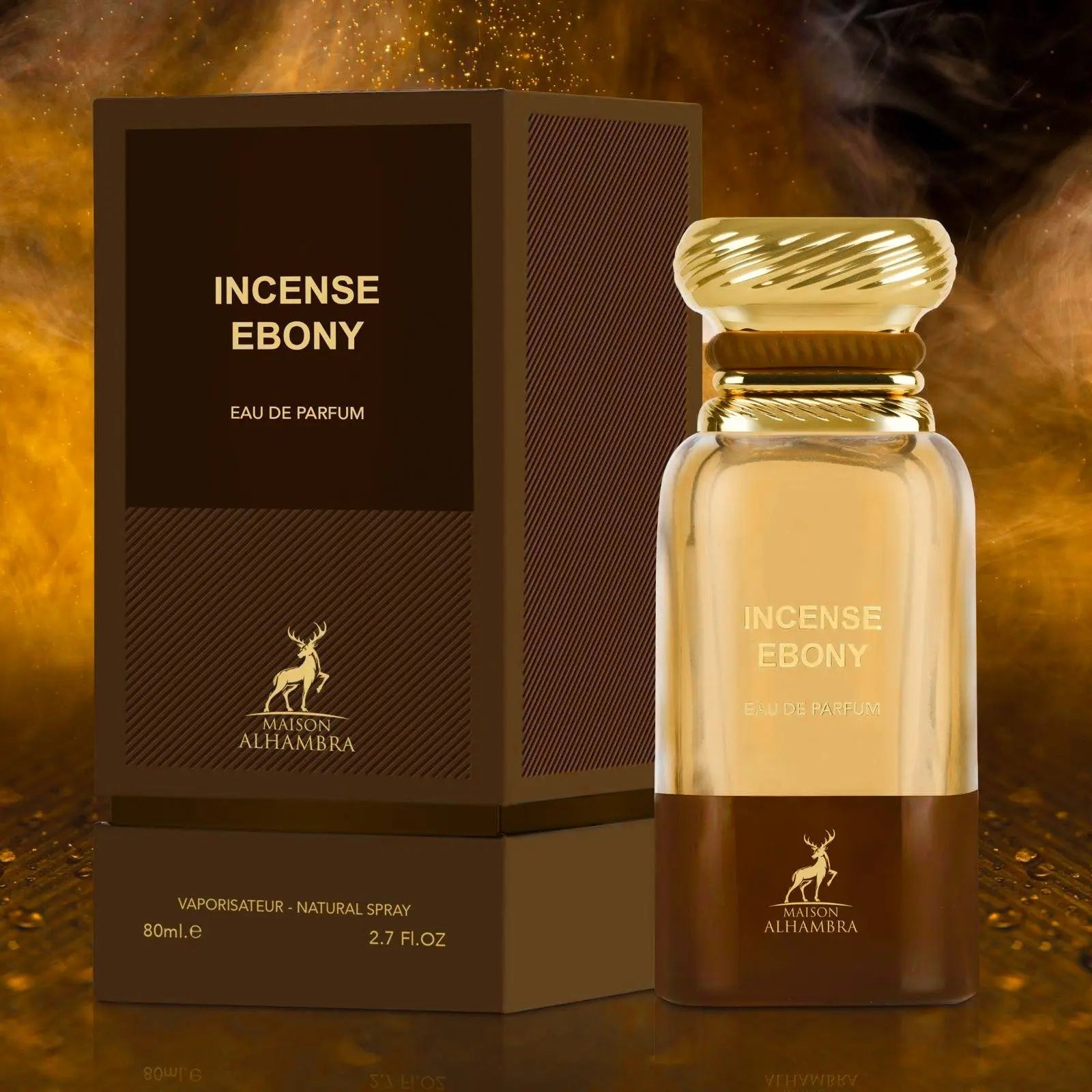 Incense Ebony Perfume 80ml EDP Maison Alhambra | ScentSaver