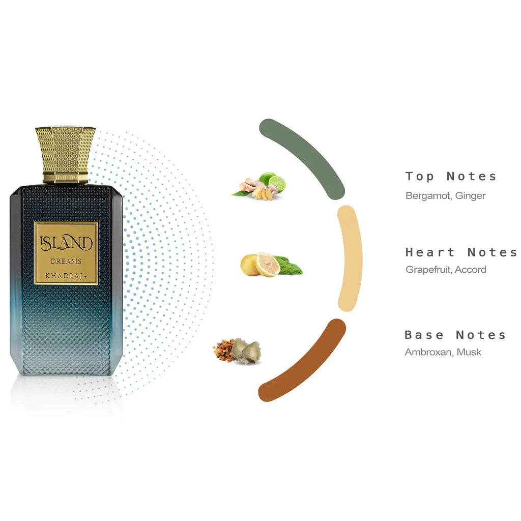 Island Dreams Extrait de Parfum 100ml Khadlaj | ScentSaver