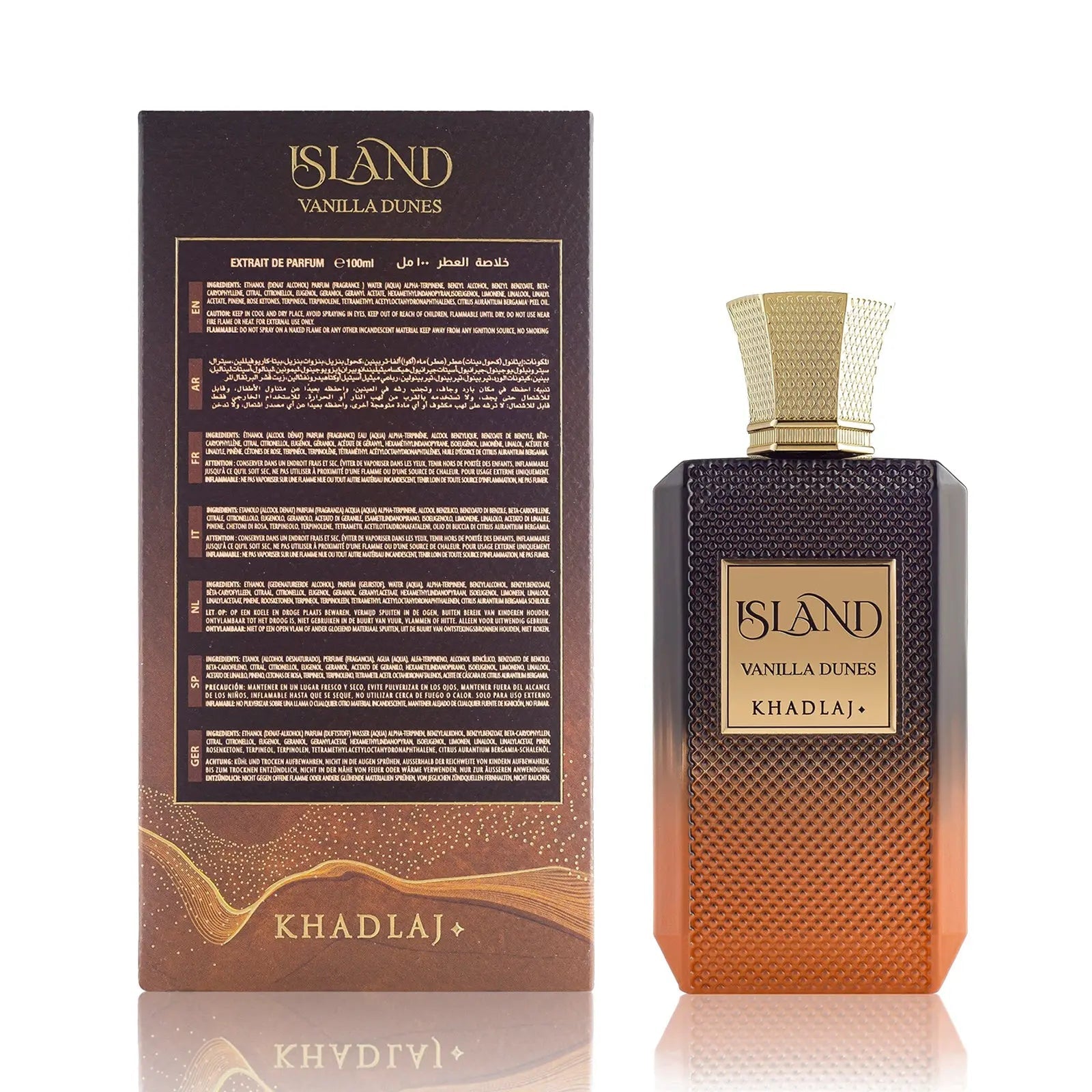 Island Vanilla Dunes Extrait De Parfum 100ml By Khadlaj | ScentSaver