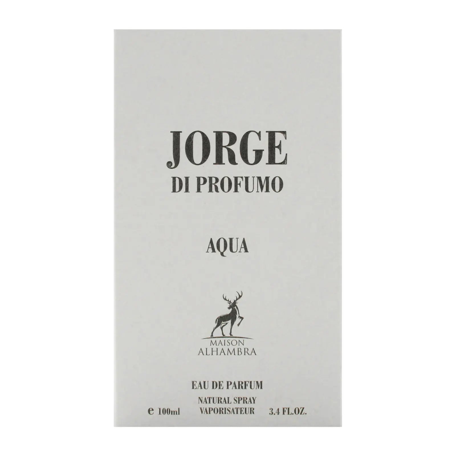 Jorge Di Profumo Aqua Perfume 100ml EDP Maison Alhambra | ScentSaver