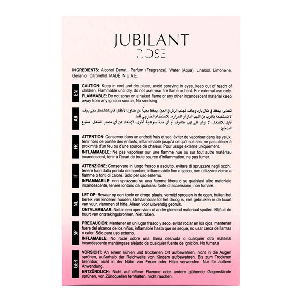 Jubilant Rose Perfume 100ml EDP Maison Alhambra | ScentSaver