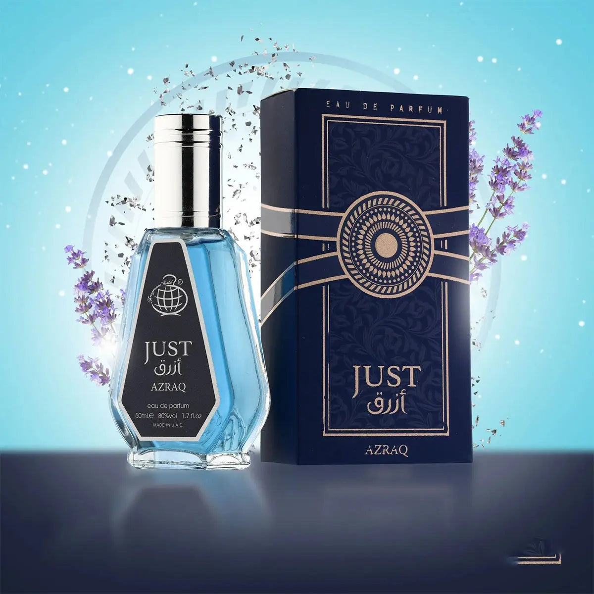 Just Azraq Perfume 50ml EDP Fragrance World Secondary image