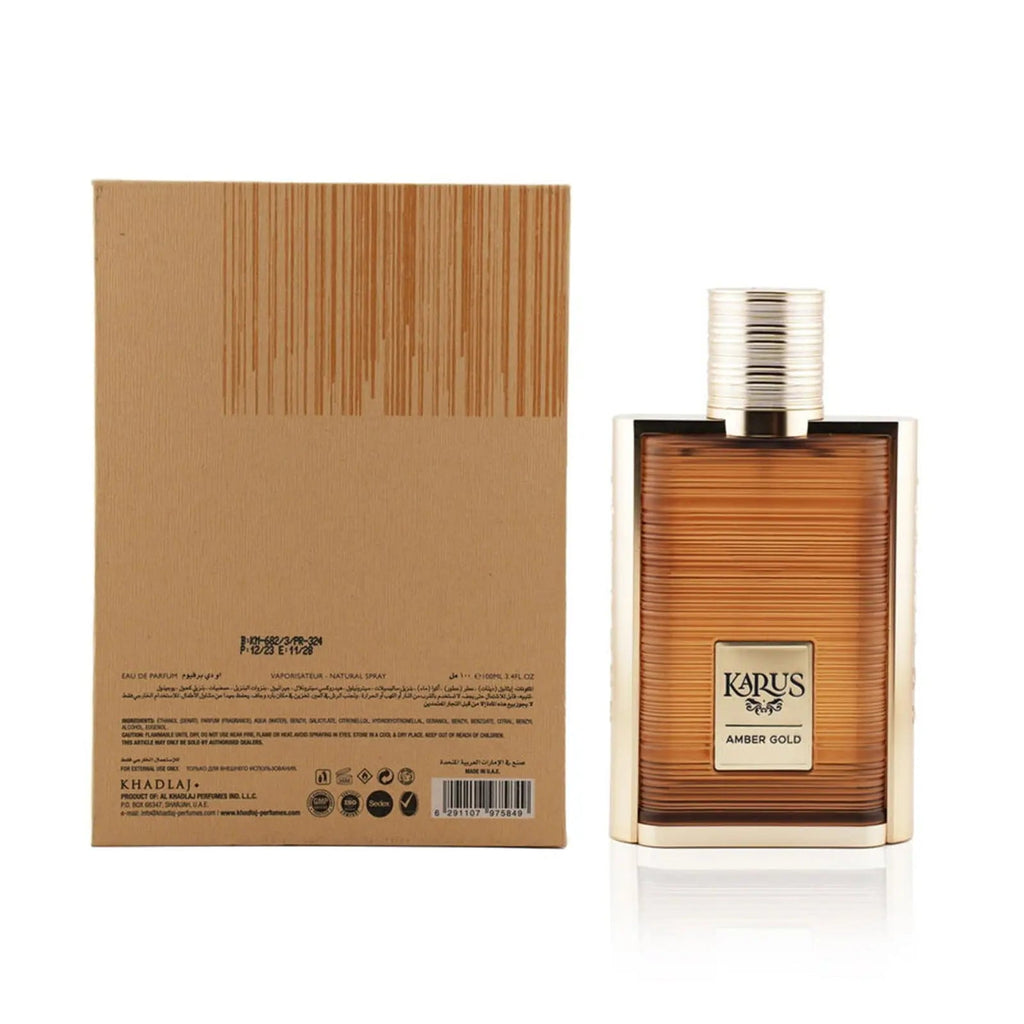 Karus Amber Gold Perfume 100ml EDP Khadlaj | ScentSaver