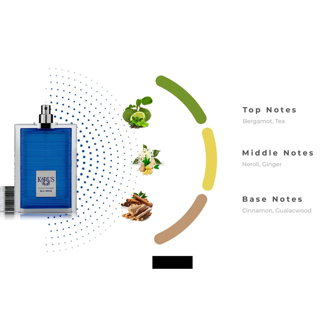 Karus Blue Spice Perfume 100ml EDP Khadlaj | ScentSaver