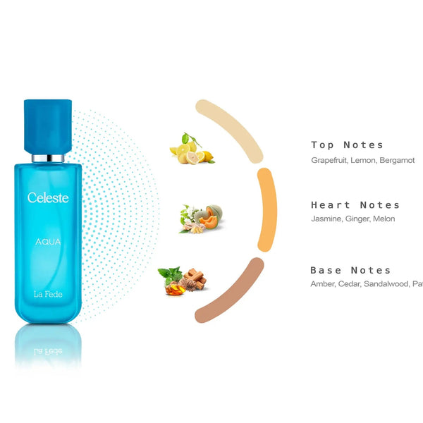 La Fede Celeste Aqua Perfume 100ml EDP Khadlaj | ScentSaver