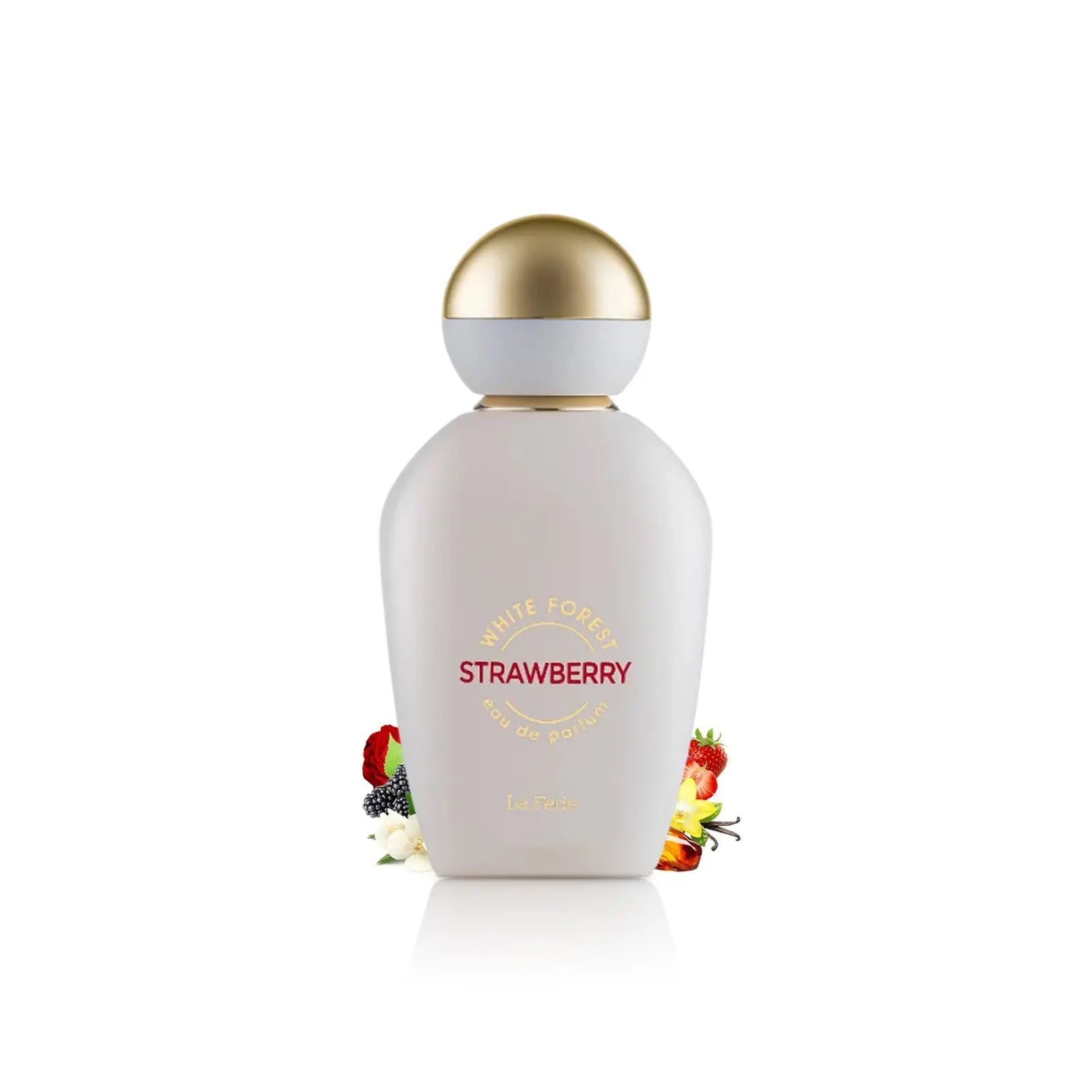 La Fede White Forest Strawberry Perfume 100ml EDP Khadlaj | ScentSaver