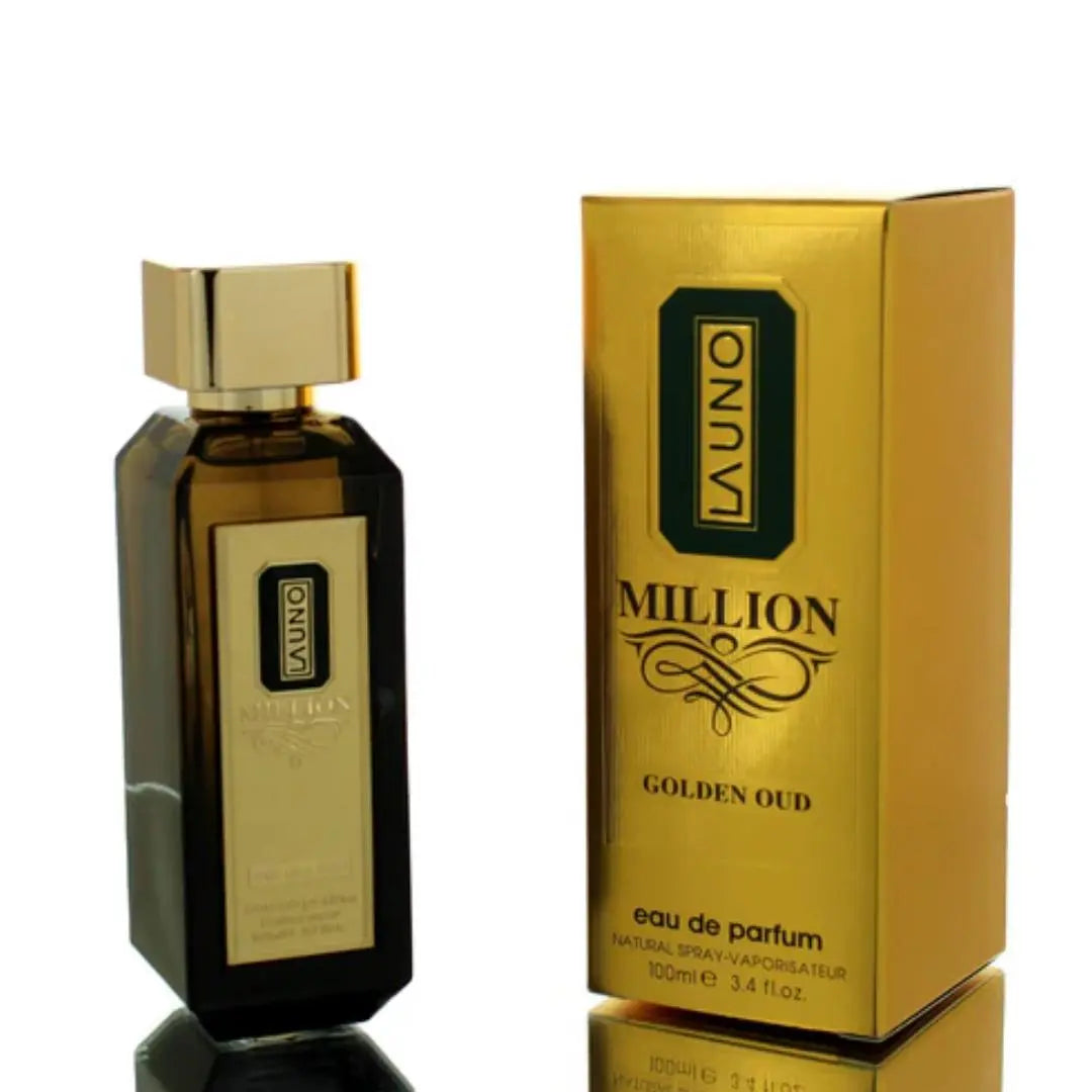 La Uno Million Golden Oud Perfume 100ml EDP Fragrance World | ScentSaver