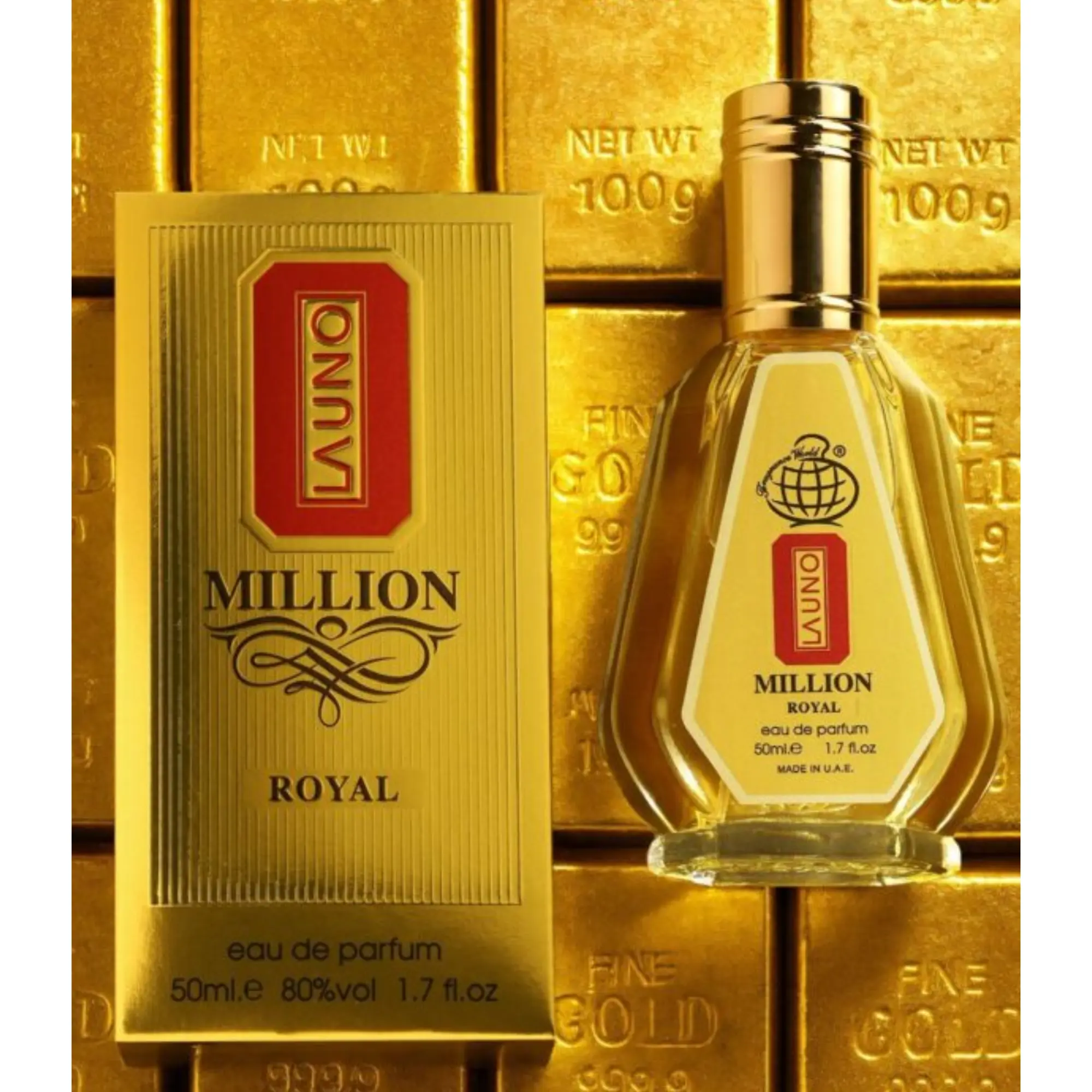 La Uno Million Royal 50ml EDP Fragrance World Secondary image