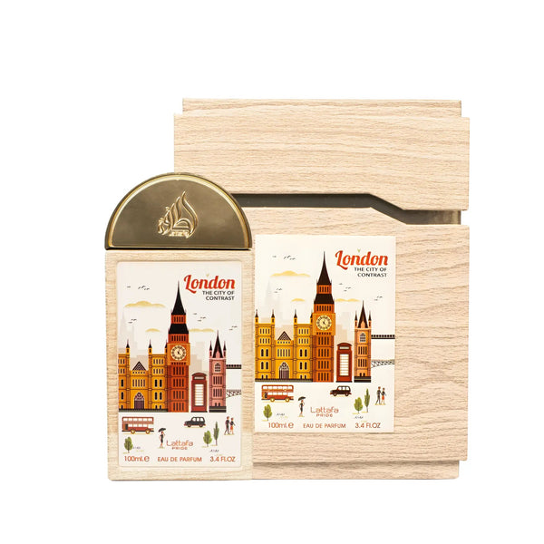 London The City Of Contrast Perfume 100ml EDP Lattafa Pride | ScentSaver