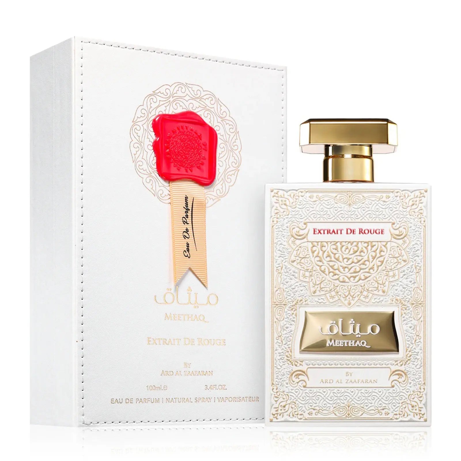 Meethaq Extrait De Rouge Perfume 100ml EDP by Ard Al Zaafaran | ScentSaver