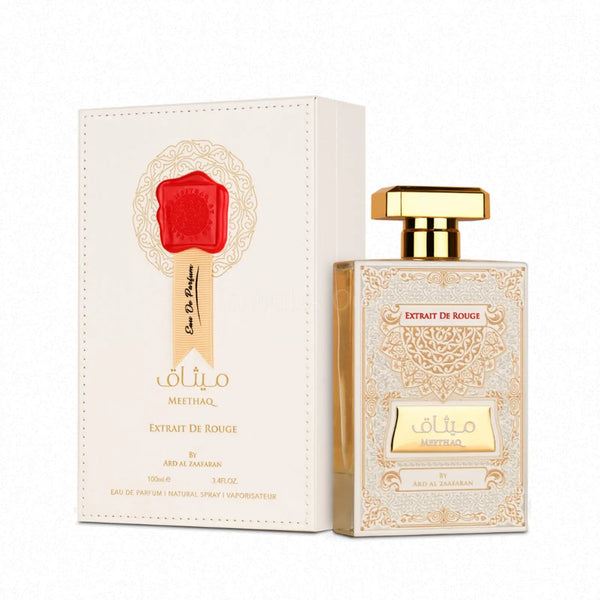 Meethaq Extrait De Rouge Perfume 100ml EDP by Ard Al Zaafaran | ScentSaver