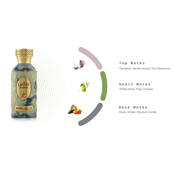 Nafais Sharq Perfume 100ml EDP Khadlaj | ScentSaver