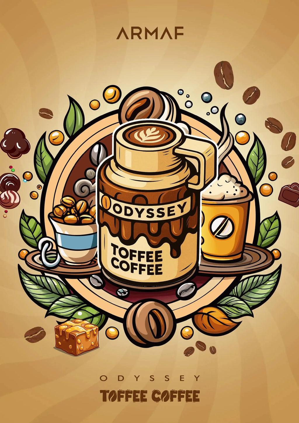 Odyssey Toffee Coffee Perfume 100ml EDP Armaf | ScentSaver