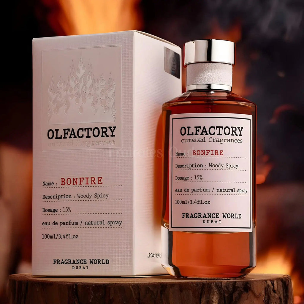 Olfactory Bonfire Perfume 100ml EDP Fragrance World | ScentSaver