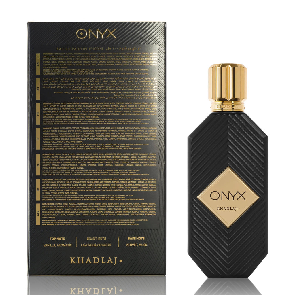 Onyx Gold Perfume 100ml EDP Khadlaj | ScentSaver