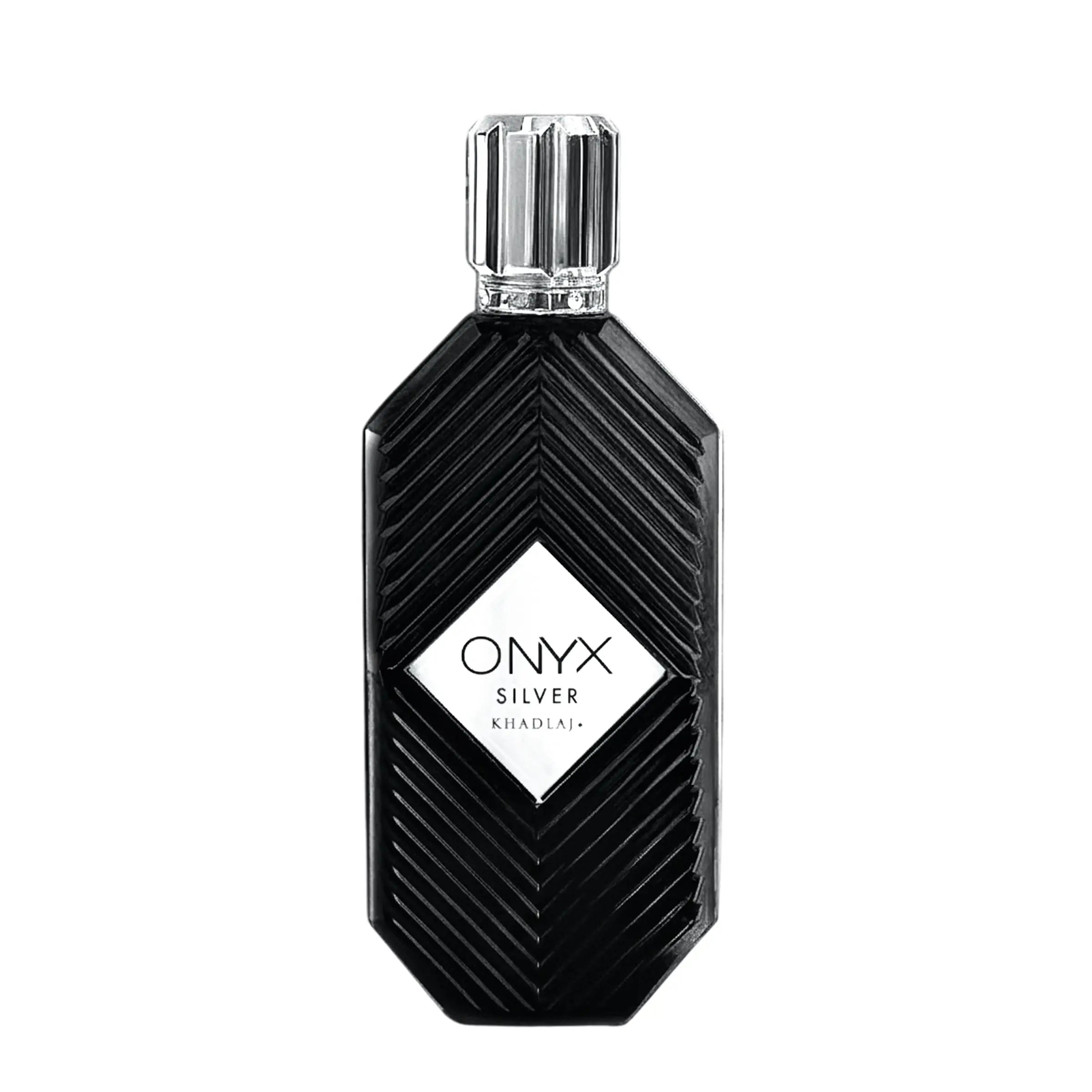 Onyx Silver Perfume 100ml EDP Khadlaj | ScentSaver