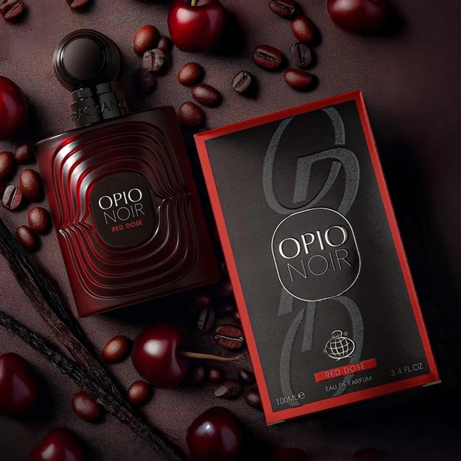 Opio Noir Red Dose Perfume 100ml EDP Fragrance World Secondary image