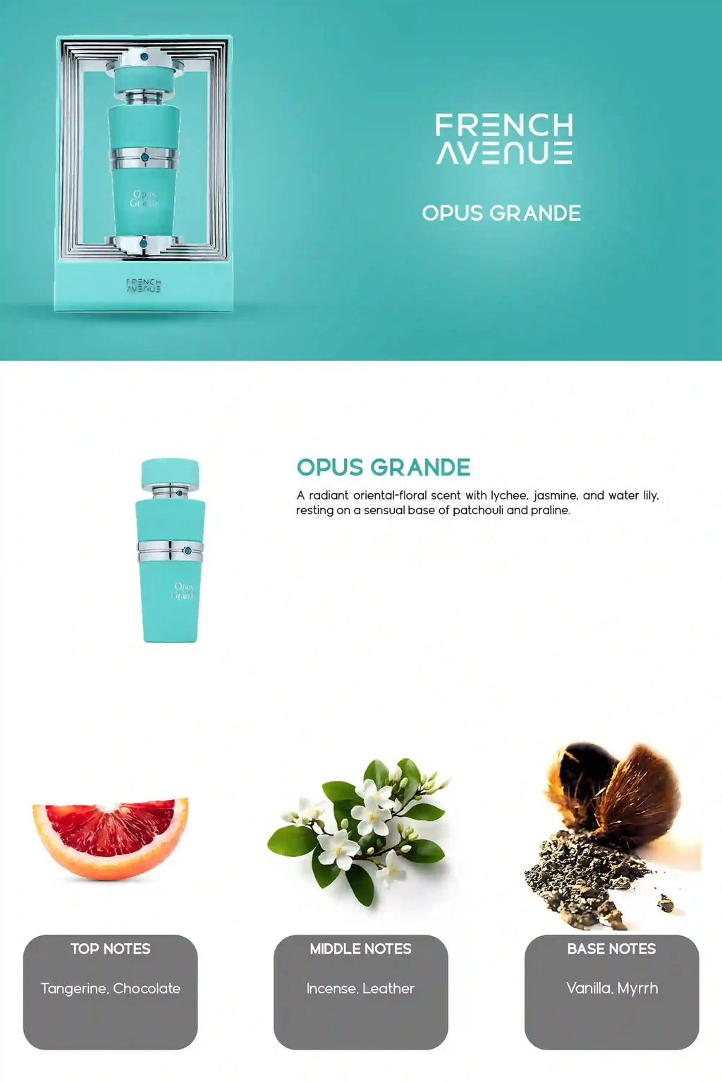 Opus Grande Perfume 100ml EDP French Avenue | ScentSaver