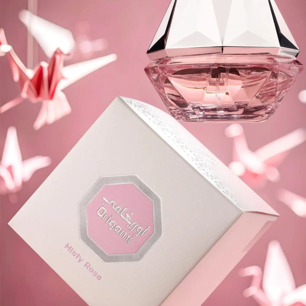 Origami Misty Rose Perfume 80ml EDP Athoor Al Alam by Fragrance World | ScentSaver